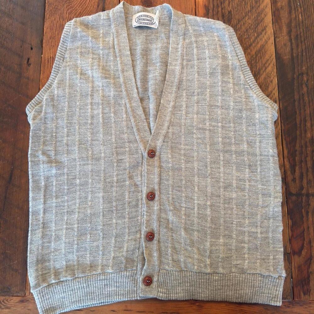 Vintage Heritage button front sweater vest